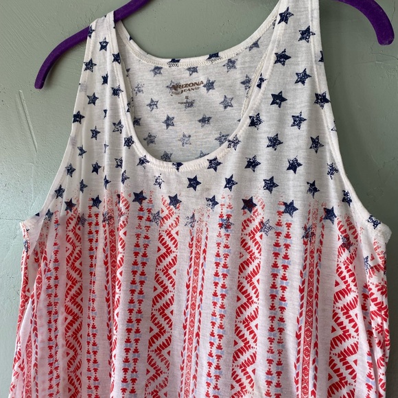 Arizona Tank Top, size XL, red, white and blue design - Picture 10 of 11